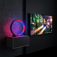 Lampe de table LED RGBIC intelligente pour la décoration du salon et de la chambre à coucher avec commande vocale