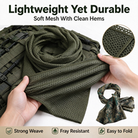 Cache-cou respirant en maille camouflage coupe-vent pour la randonnée en extérieur, pour hommes et femmes