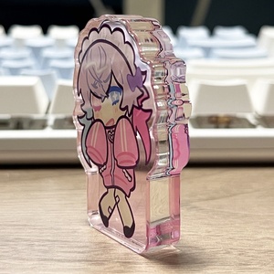 Offre Spéciale KUIEN personnalisé clair bloc acrylique Anime épais acrylique voyageur debout charme - Product Image 5