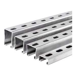 Saluran C logam jalur topangan tunggal dengan tempat belakang kereta api - Product Image 4