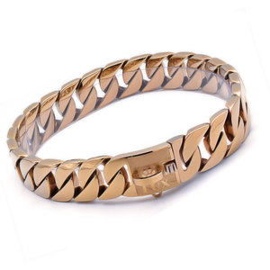 Cadena de perro personalizada, <span class=keywords><strong>collar</strong></span> de perro grande, eslabones cubanos, 316 - Product Image 1