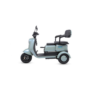 <b>Adult</b> passenger electric tricycle Three wheel scooter with storage Rear seat cargo tricycle Open body electric <b>trike</b> - Product Image 1
