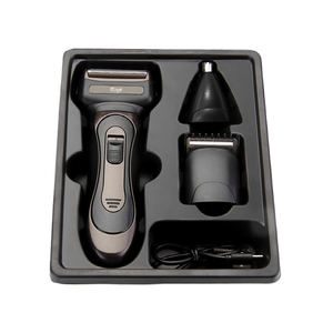 Nouvelle conception Rasoir électrique rechargeable 3 en 1 avec couteau à barbe et rasoir Rechargeable par USB pour hommes - Utilisation domestique et hôtelière - Product Image 5