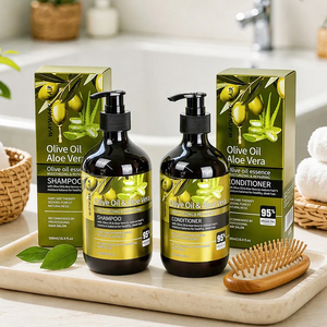 Champú y Acondicionador Naturales a Base de Hierbas OEM, Reparación Profunda del Cabello Dañado, para Cabello Fino y Rizado - Product Image 1