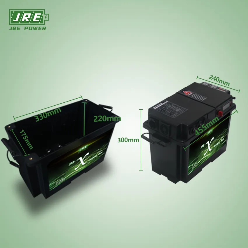 Jrepower X-Batterij Box 1.2kwh 1000W Multifunctionele Draagbare Power Station 110V/220V Ac Lifepo4 Batterij box 1000Watt Omvormer