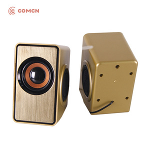 ลำโพงคอมพิวเตอร์ตั้งโต๊ะ Comcn 2.0 แชนแนล ใช้พลังงานจาก USB เสียงสเตอริโอ สำหรับใช้งานกับแล็ปท็อปและเดสก์ท็อป - Product Image 4