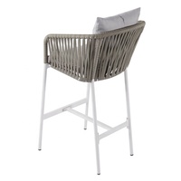 Nordique moderne extérieur Patio meubles Bistro comptoir hauteur chaises jardin aluminium corde haute tabourets de Bar