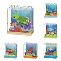 Accessoires en Gros pour Modèles d'Animaux Marins Créatifs : Tortue, Hippocampe, etc. – Jeu de Table Éducatif Écologique