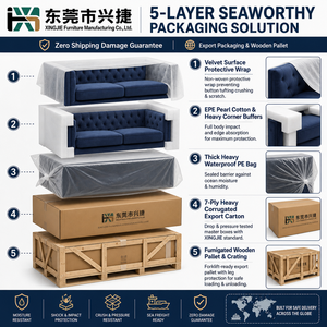 Sofá Seccional Tapizado en Terciopelo Azul Marino Moderno Xingjie, Sofá en Forma <span class=keywords><strong>de</strong></span> L <span class=keywords><strong>con</strong></span> <span class=keywords><strong>Chaise</strong></span> Longue para Sala <span class=keywords><strong>de</strong></span> Estar, Venta al Por Mayor <span class=keywords><strong>de</strong></span> Fábrica - Product Image 3