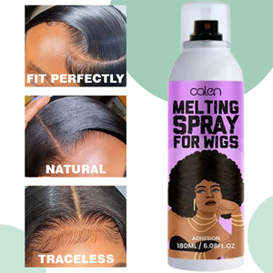 Luxfume 180ml vente en gros longue durée forte tenue perruque colle adhésive organique et végétalien imperméable à l'eau dentelle tenant spray fondant - Product Image 2