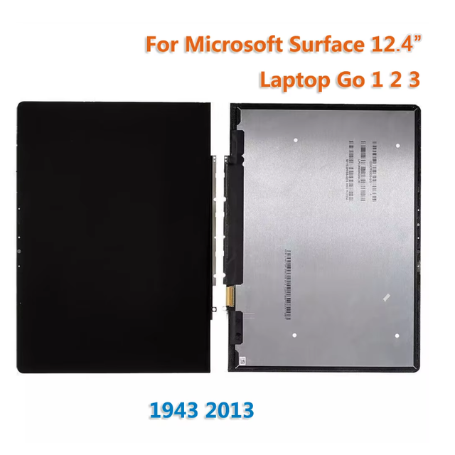 12.4" LCD for Microsoft Surface Laptop GO1 1943 GO 2 2013 GO3 LCD Display Touch Screen Digitizer Assembly Replacement