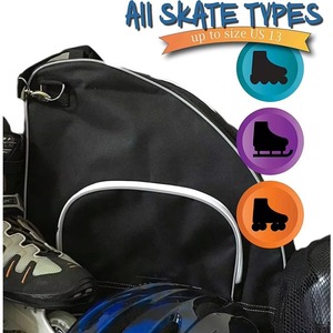 Sac de transport premium BSCI pour patins à glace, patins à roulettes et rollers, pour enfants et adultes - Product Image 3