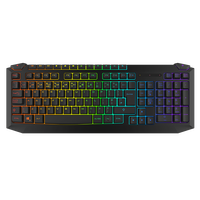 Aikun GX3310 kablolu toptan oyun klavye, Anti-gölgelenme, G-anahtar makro, RGB ışık çok fonksiyonlu klavye Laptop için USB 2.0