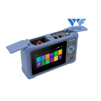 12 in 1 100KM MINi OTDR 1310/1550nm 26/24dB Touch Screen VFL OLS OPM Event Map Ethernet Cable Tester Cheap Otdr Tester