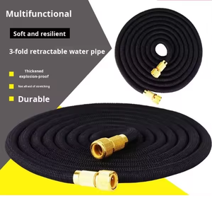 สายยางรดน้ำแบบขยายได้ ทนแรงดันสูง ป้องกันการแข็งตัว ผลิตจากวัสดุโพลิเมอร์ที่เป็นมิตรกับสิ่งแวดล้อม ทนทาน ป้องกันสนิม CNS สำหรับบ้าน รถยนต์ รดน้ำต้นไม้ - Product Image 2
