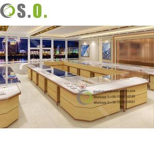 Bijouterie Décoration intérieure Design Vitrine en acier inoxydable Présentoir en verre pour bijoux Stand - Product Image 4