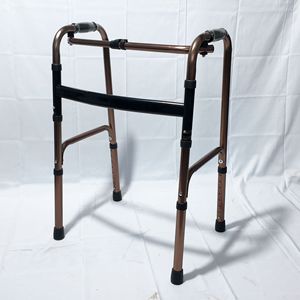 Déambulateur pliant en alliage d'aluminium Guangxin couleur bronze avec roues pour personnes âgées et handicapées, aide à la réadaptation - Product Image 3