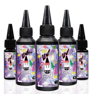 Lámpara de curado con pegamento <span class=keywords><strong>UV</strong></span>, pegamento de cristal de secado rápido, hoja termorretráctil, pegamento de estrella japonesa DIY, artesanías de <span class=keywords><strong>resina</strong></span> Padico - Product Image 5