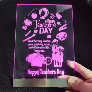 I <span class=keywords><strong>regali</strong></span> degli insegnanti di musica <span class=keywords><strong>personalizzati</strong></span> in bianco personalizzano le carte acriliche per i <span class=keywords><strong>regali</strong></span> di apprezzamento degli insegnanti 3D regalo acrilico dell'insegnante - Product Image 1