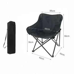 Petite chaise longue de plage pliable double légère pour le camping - Product Image 1