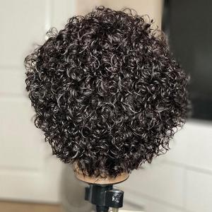 Perruque courte <span class=keywords><strong>coupe</strong></span> Pixie <span class=keywords><strong>cheveux</strong></span> humains 13*1 HD dentelle perruque bouclée sans colle <span class=keywords><strong>cheveux</strong></span> humains pré plumés pré <span class=keywords><strong>coupe</strong></span> courte Pixie perruques pour les femmes - Product Image 3