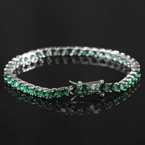 Hot Sale 925 Sterling Silver Fashion Jewelry Charm Bracelet High Quality Trend Zircon Luxury Tennis Bracelet For Women