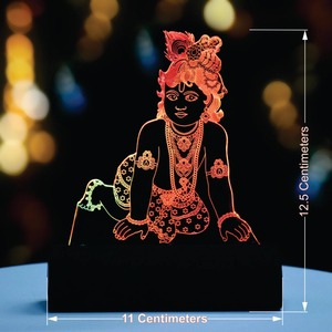 Lampe de tableau de bord LED Nandkishor Murti de qualité supérieure avec design lumineux à changement de couleur pour la décoration de véhicule, disponible à la vente - Product Image 5