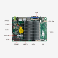Carte mère industrielle 2 Lan J4125 TDP 10W DDR4 6 COM 7 USB SIM MINI-PCIE 148x102 mm 3,5 pouces, ordinateur monocarte