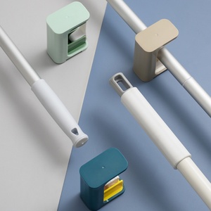 Household <b>Storage</b> Tool Bathroom <b>Kitchen</b> Broom Mop Holder Self Adhesive Wall Mount Mop Racks <b>Storage</b> Racks & Shelving <b>Units</b> - Product Image 6