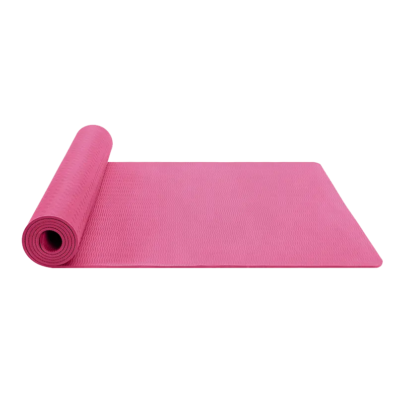 Tapete de ioga para exercícios em PU TPE PVC NBR de alta qualidade personalizável de fábrica de nylon espuma 14 mm