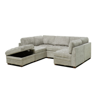 Tissu rembourré 6 pièces Thomasville Design canapé modulaire ensemble de canapés sectionnels combinaison libre moderne