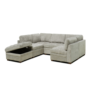 असलबवाला कपड़े 6 टुकड़े थोमास्विले डिजाइन मॉड्यूलर सोफा सेक्शनल सोफे आधुनिक मुक्त संयोजन - Product Image 5