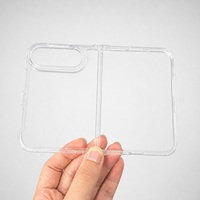 Coque de téléphone transparente en TPU PC pour iPhone Duo Fold, anti-rayures, antichoc, coque transparente, funda pour iPhone 18 Duo