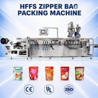 Automatische HFFS Stand-Up Pouch vul- en verzegelmachine voor poeder, korrels, vloeistof - Verpakkingsapparatuur voor zipzakken en Doypacks