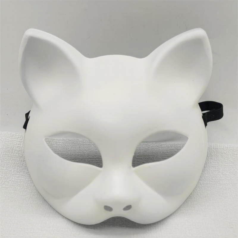 Wholesale in Stock Half Face cat Style Mask Face Mask Men's and Women's Party Dance Party Performance Supplies Props