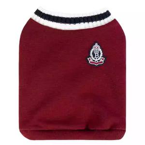 Shiba Inu, <span class=keywords><strong>Corgi</strong></span>, Bichon Frise, Teddy için Sonbahar Kış Sıcak, Düz Renk, Kolej Tarzı Polyester Köpek Süveterleri - Product Image 5