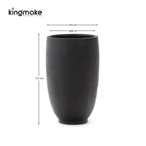 Pots <span class=keywords><strong>de</strong></span> jardin élégants européens, <span class=keywords><strong>d</strong></span>écoration <span class=keywords><strong>d</strong></span>'intérieur, grand <span class=keywords><strong>pot</strong></span> à fleurs en ciment, pots à fleurs modernes, jardinière robuste pour patio et jardin - Product Image 5