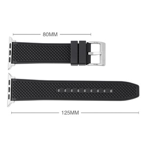 Cinturino in Gomma FKM per Smartwatch, Compatibile con <span class=keywords><strong>Apple</strong></span> <span class=keywords><strong>Watch</strong></span> Serie <span class=keywords><strong>8</strong></span> - Product Image 6