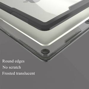 Funda de ordenador portátil TPU + PC a prueba de golpes para MacBook con valla de refrigeración y almohadillas antideslizantes resistente a los arañazos antihuellas dactilares - Product Image 5