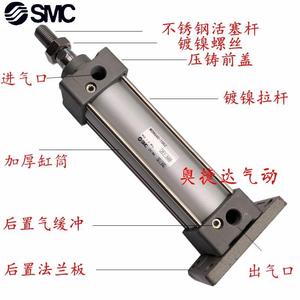 SMC productos originales <span class=keywords><strong>MBG</strong></span>/50/75/100/125/150/175/200/225/250Z cilindro - Product Image 3