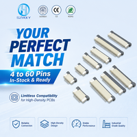 Connecteur FPC à contact inférieur de type tiroir, pas de 0,5 mm, SMT, type ZIF, 22P-60P, expédition rapide, directement de l'usine pour les fabricants de circuits imprimés