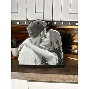 Immagine 3D Personalizzata in Bianco e Nero - Product Image 1