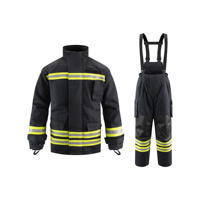 Combinaison de protection pour pompiers NOMEX approuvée CE, respirante, anti-déchirure, détachable, vêtements de sauvetage incendie