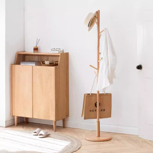<span class=keywords><strong>Perchero</strong></span> de madera con 8 ganchos, colgador de abrigos de árbol para dormitorio, sala de estar, oficina, adecuado para colgar abrigos, sombreros, bolsas - Product Image 3