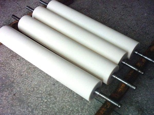 <span class=keywords><strong>Roller</strong></span> Plastik Berlapis Karet Poliuretan Laminasi PU Tahan Aus Berkualitas Tinggi dengan Poros Baja - Product Image 5