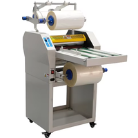 SMFM390A Machine à plastifier manuelle à chauffage d'huile numérique double face 2024 Offre Spéciale pour papiers avec fonction d'enroulement automatique
