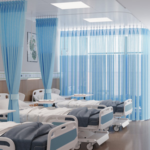 Rideau médical commun d'intimité de décrochage d'hôpital professionnel de qualité garantie - Product Image 3
