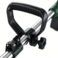 Tondeuse à gazon électrique domestique légère avec batterie au lithium, manche télescopique pliable, pour désherbage DIY