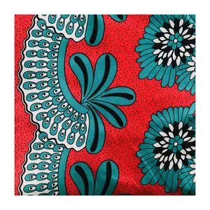 New textile material cloth shrink resistant twill polyester african wax print fabric for garment