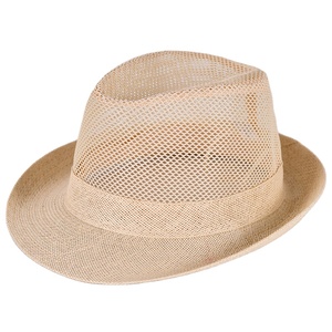 Sombrero de Paja Panamá al por Mayor para Hombres de Mediana Edad y Mayores, Transpirable, con Malla, Casual, para Pesca, Viajes, Ciclismo, de Ala Ancha, Unisex - Product Image 1